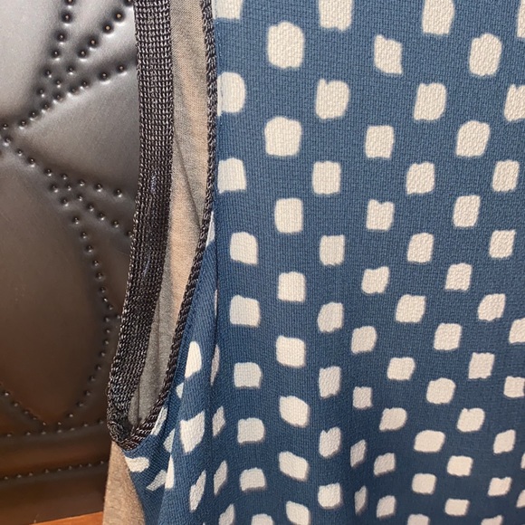 2/$10- Zara- Sleeveless Color Block Top Velvet - Picture 5 of 10